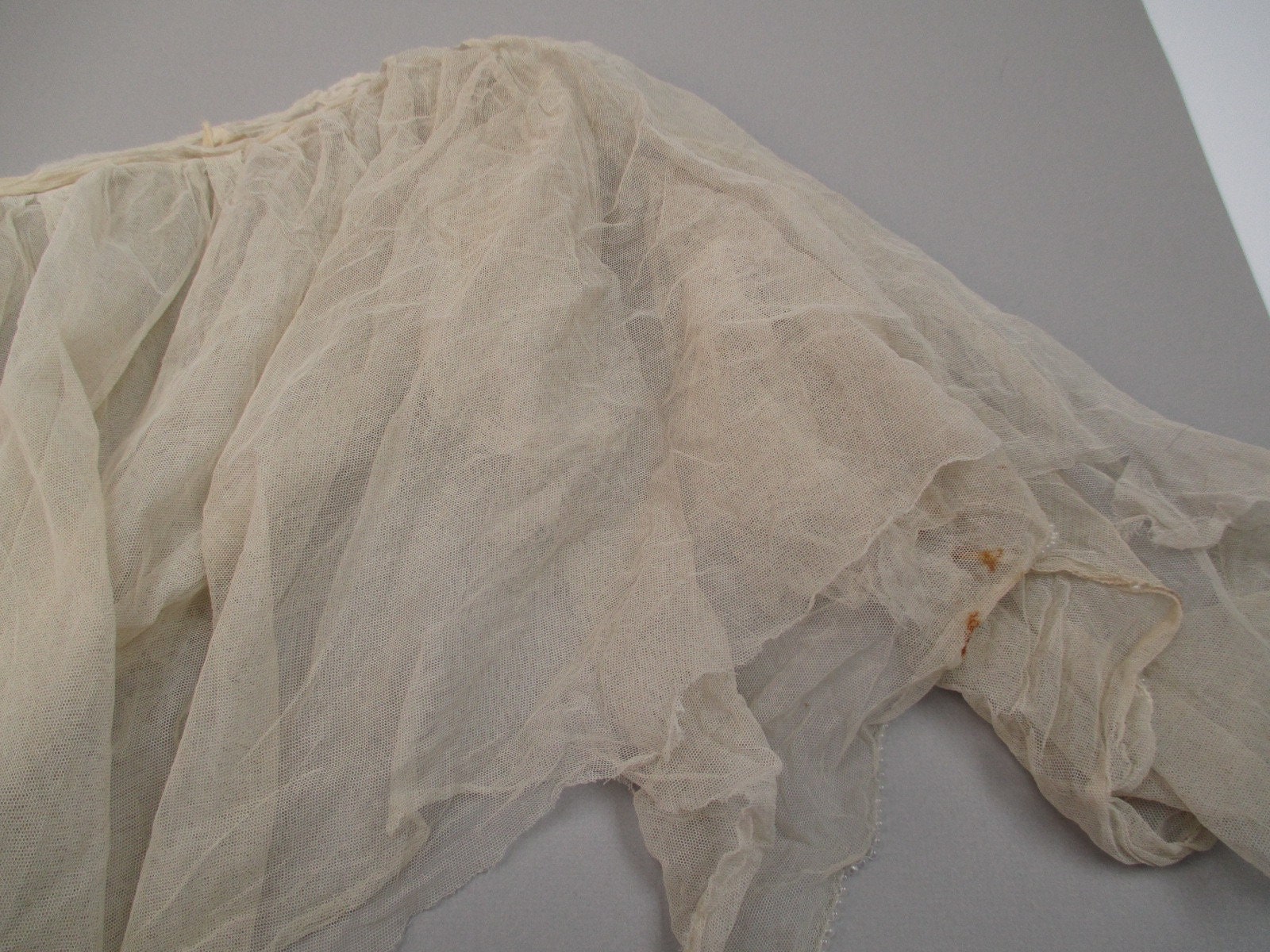 Antique Triple Tiered Net Ruffle - Etsy