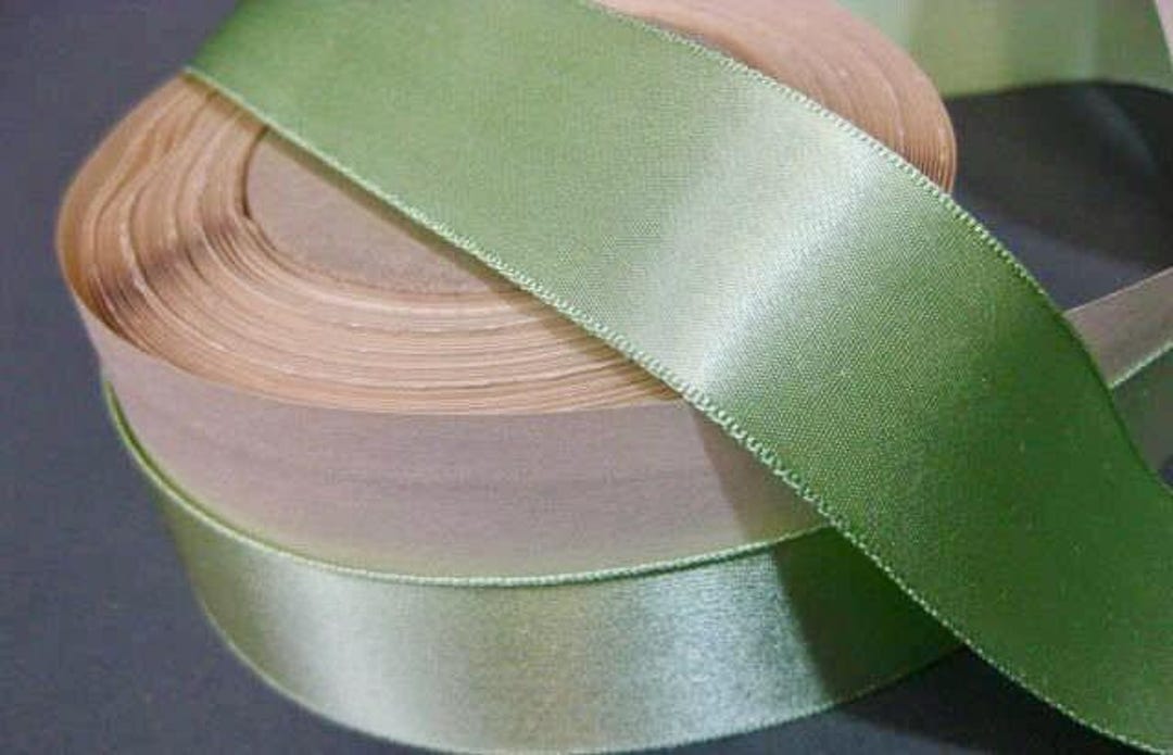 Vintage Aqua Satin Ribbon 1930s 1 Inch Sea Green - Etsy