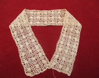 Antique Crochet Lace Collar