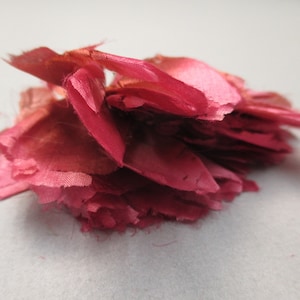 Artificial Pink Silk Flower headpiece hat flowers floral headband hatmaking
