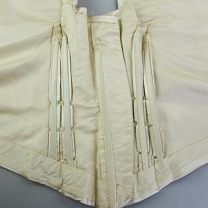 Antique dress bodice remnant silk button down bridal image 10