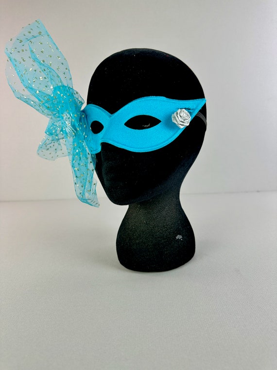 Masquerade mask mardi gras costume ball custom fe… - image 3