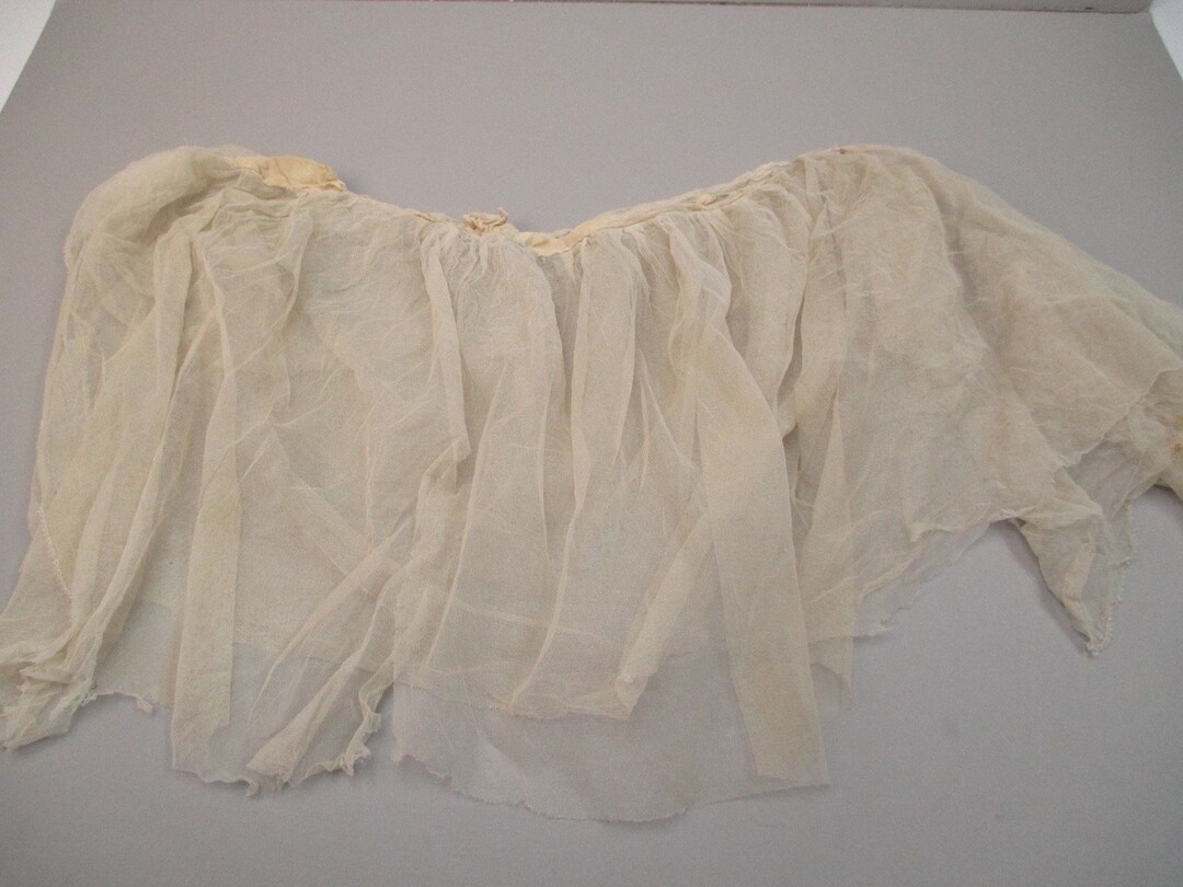 Antique Triple Tiered Net Ruffle - Etsy