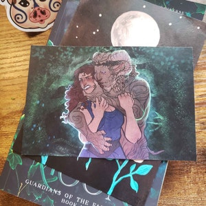 6x4 Matte Mave & Hiberos Print | Bookish Fae Celtic Mythology Art Print Romantasy Swag