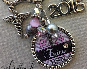 Nursing Pinning Ceremony, RN jewelry, Nurse Graduation, Custom gift, RN brooch, Nurse graduate, Class of 2026 caduceus RN pin, nurse jewelry