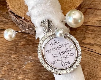 Dije para ramo de novia, dije para ramo nupcial, regalo de boda para nuera, broche para ramo de novia, regalo para la novia, 1 Corintios 13:13, despedida de soltera