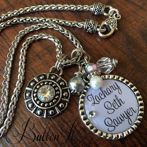 Valentines day gift, Personalized gift, Charm necklace, MOM gifts, Mom Necklace, Grandma Necklace, Grandma birthday gift, Women jewelry