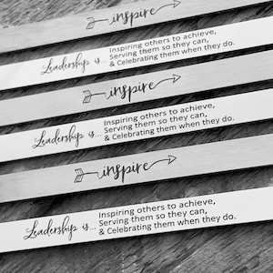 LEADERSHIP, leadership quotes, leader, leadership gifts, BOSS gifts, INSPIRATIONAL jewelry, conference gift, personalized cuff bracelet