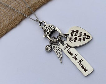 SYMPATHY gift, Sympathy gift loss of mother, sympathy gift loss of father, Remembrance gifts, remembrance necklace grief gift charm necklace