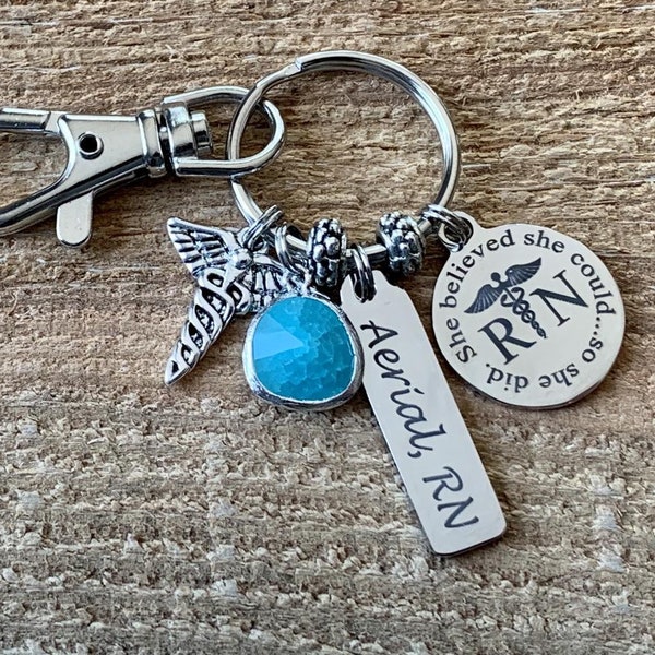 RN gifts, Nurse, Nurse graduation gift, She Believed she could so she did, Personalized, Nurse Graduate, Class of 2024, BSN, accomplishment