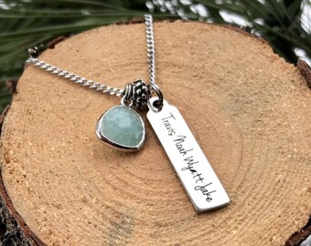 Name necklace, Engraved bar necklace, PERSONALIZED bar necklace, mom gifts, new mom, Christmas gift, wife gift, kids name necklace