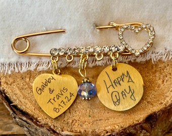 Something BLUE, Daughter wedding gift from mom, handwriting wedding bouquet charm, bride gift, bridal bouquet charm, forever my little girl