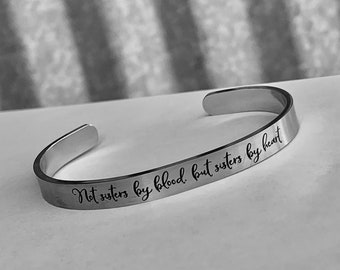 Best friend gifts, Friends, friendship bracelet, Birthday bracelet,  Friends forever, Birthday gifts for her, cuff bracelet, soul sister