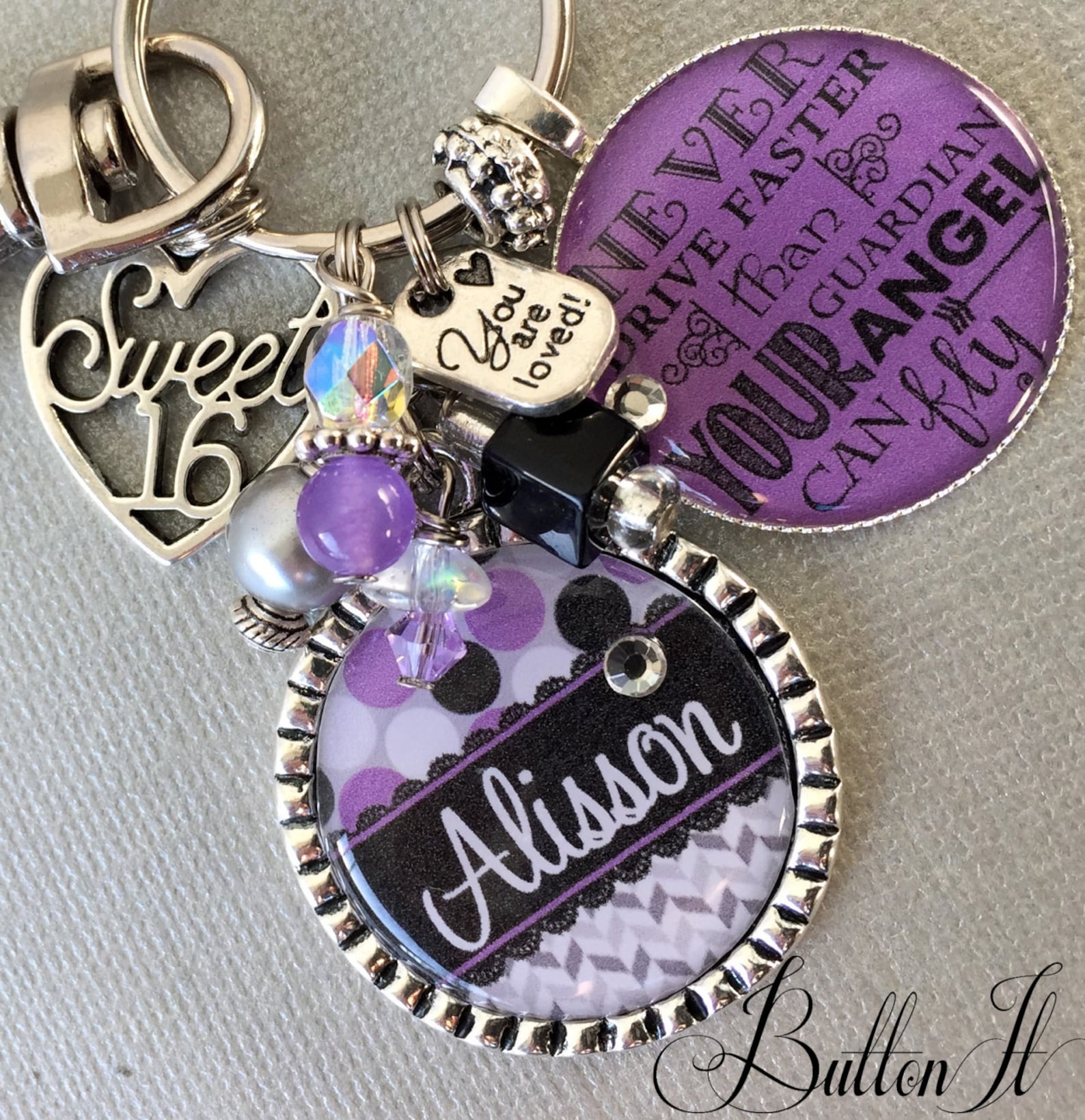 Sweet Sixteen Personalized Gift CHARM Personalized Etsy