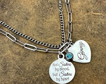 Best friend gift, soul sisters, personalized, Friendship bracelet, Sister bracelet, SISTER jewelry, Big sister, long distance, soul sister