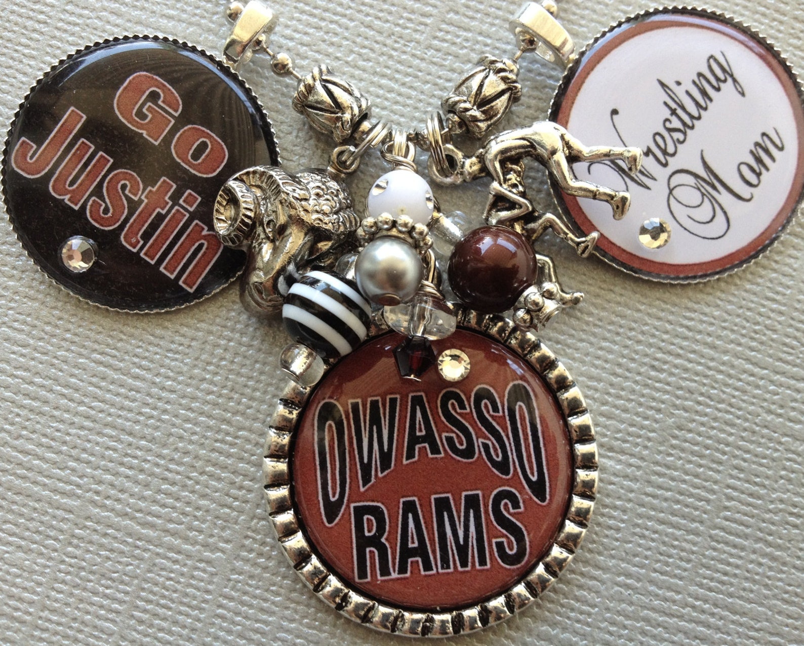 Sports Mom Necklace Personalized Custom Sports Jewelry Etsy