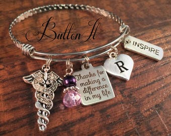 Nurse preceptor gift, Nurse thank you gift, Nurse graduation, RN jewelry, teacher appreciation, PRECEPTOR nursing gift, clinical instructor