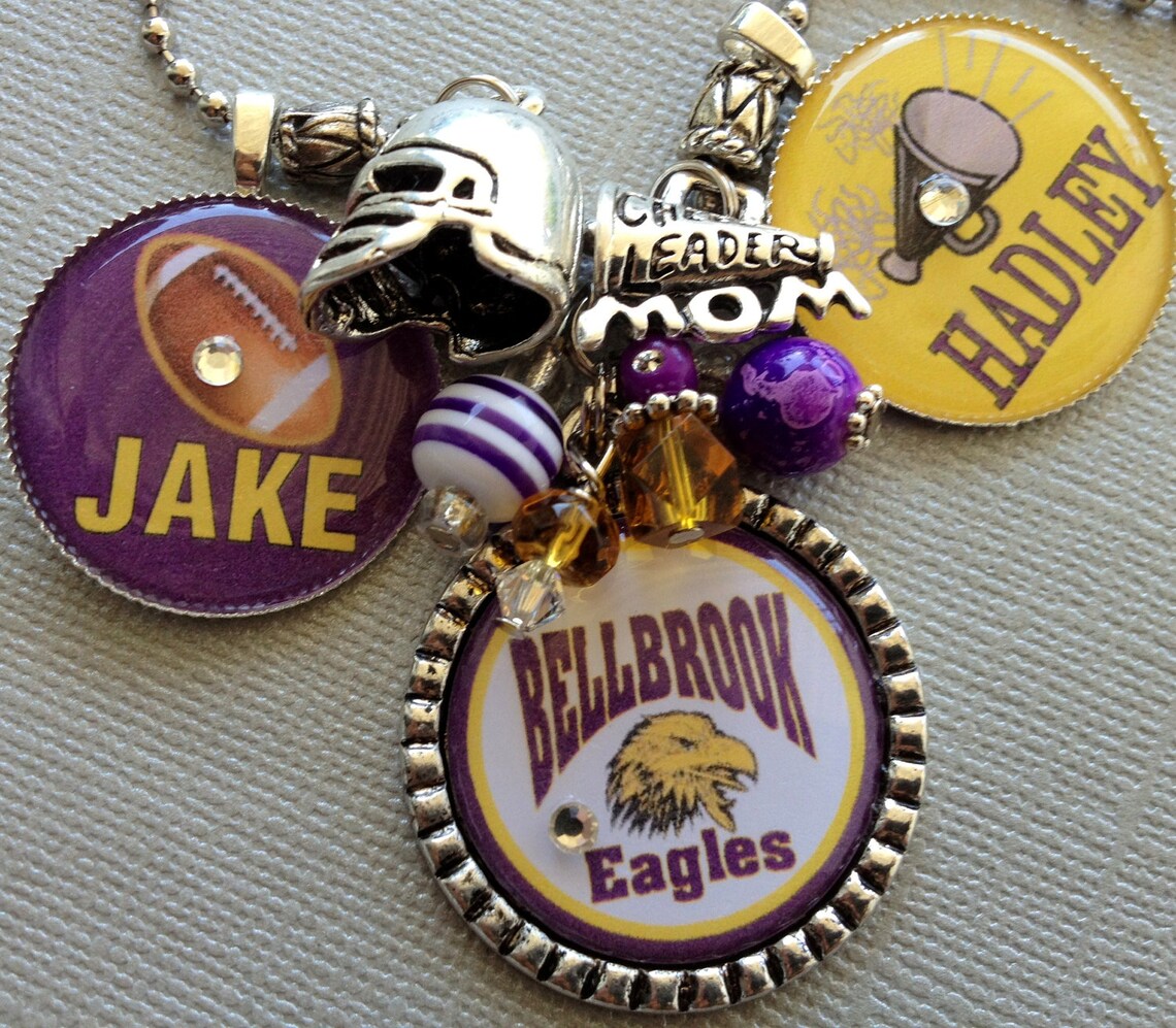 Sports Mom Necklace Personalized Custom Sports Jewelry Etsy