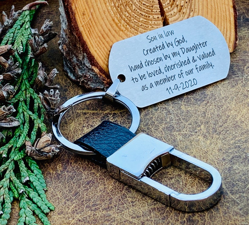 Son in Law Wedding Gift Son Gift Gifts for Him Custom Key - Etsy