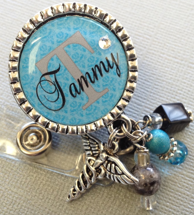 PERSONALIZED ID Badge Reel coworker gift office staff RN Etsy