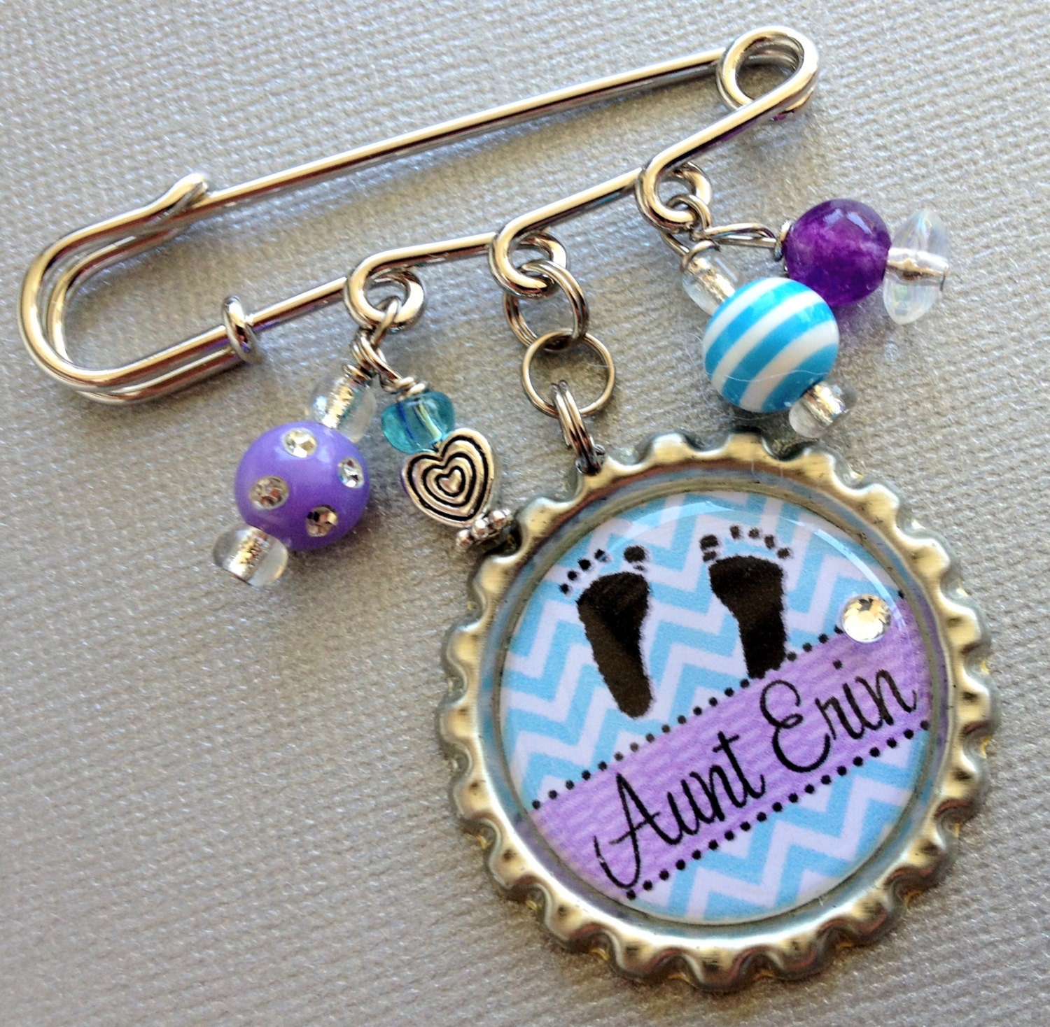Grandma to Be Pin Mom to Be Pin Aunt to Be PERSONALIZED Pin | Etsy