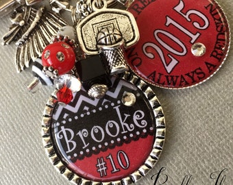 SENIOR gift, Class of 2024, high school, Senior 2024, basketball, coach gift, live your dream, soccer, PERSONALIZED keychain, Graduate gift