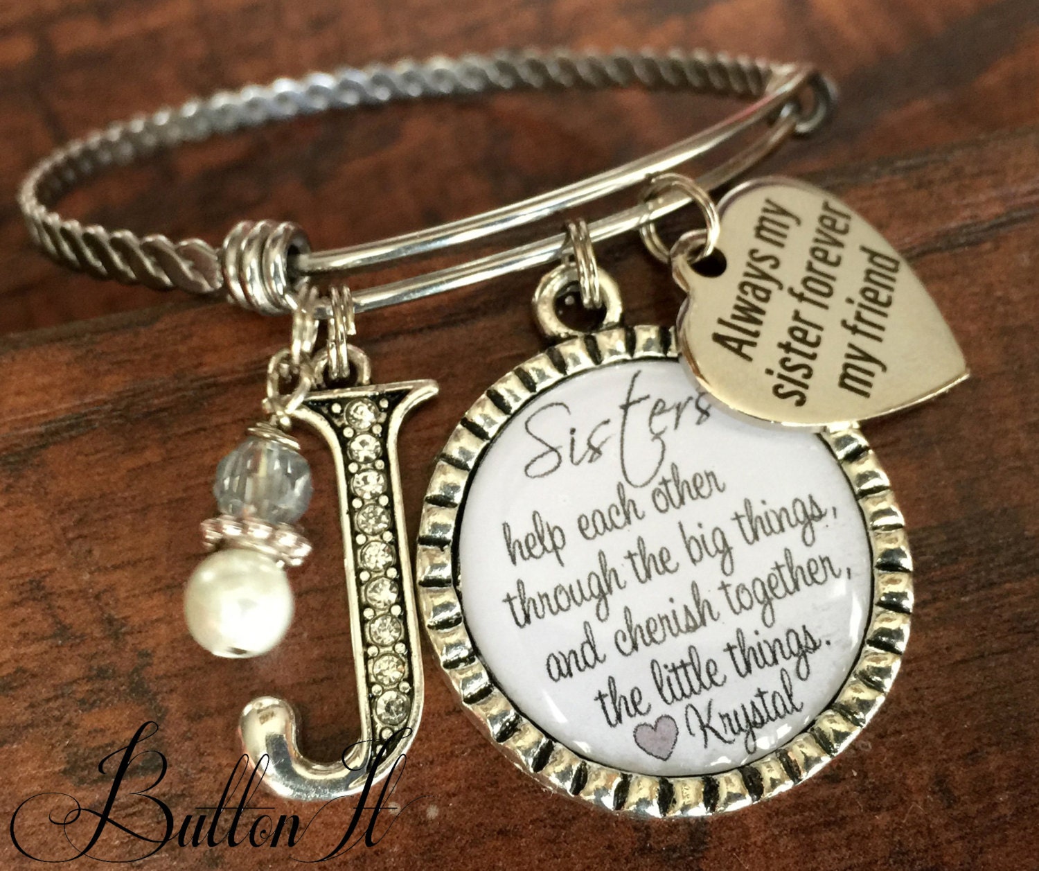 Sister bracelet SISTER jewelry Sister gift Big sister | Etsy