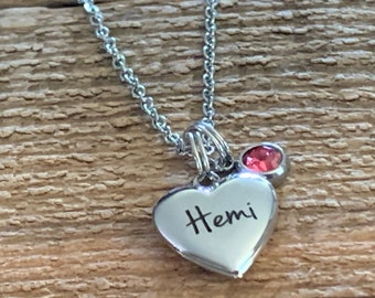 Gift for HER, Heart photo locket necklace, engraved initial necklace, birthday gift, PERSONALIZED gift, Mother's day gift, anniversary gift