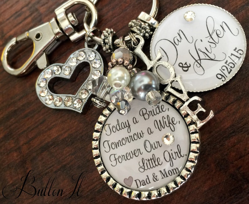 Wedding Gift for BRIDE From MOM Bridal Bouquet Charm Wedding Etsy