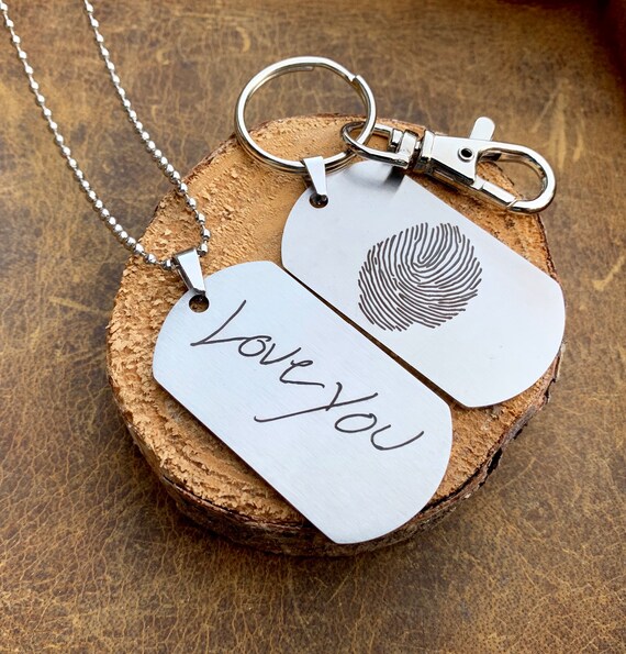 Fingerprint jewelry etsy deals