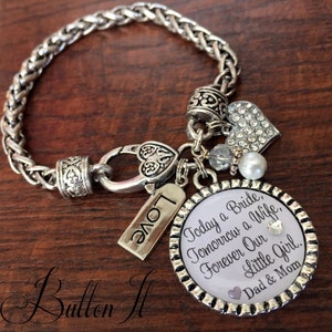 DAUGHTER Wedding Gift, Personalized Wedding, Mother Daughter Jewelry ...