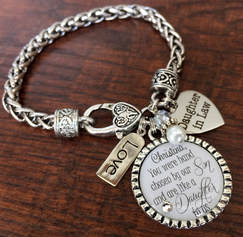 Mother Daughter Bracelet Personalized Wedding Mother Etsy