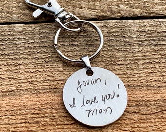 Sweet 16, Actual handwriting key chain, sweet 16 key chain, Handwritten key chain, Handwriting, custom key chain, Daughter gift son birthday