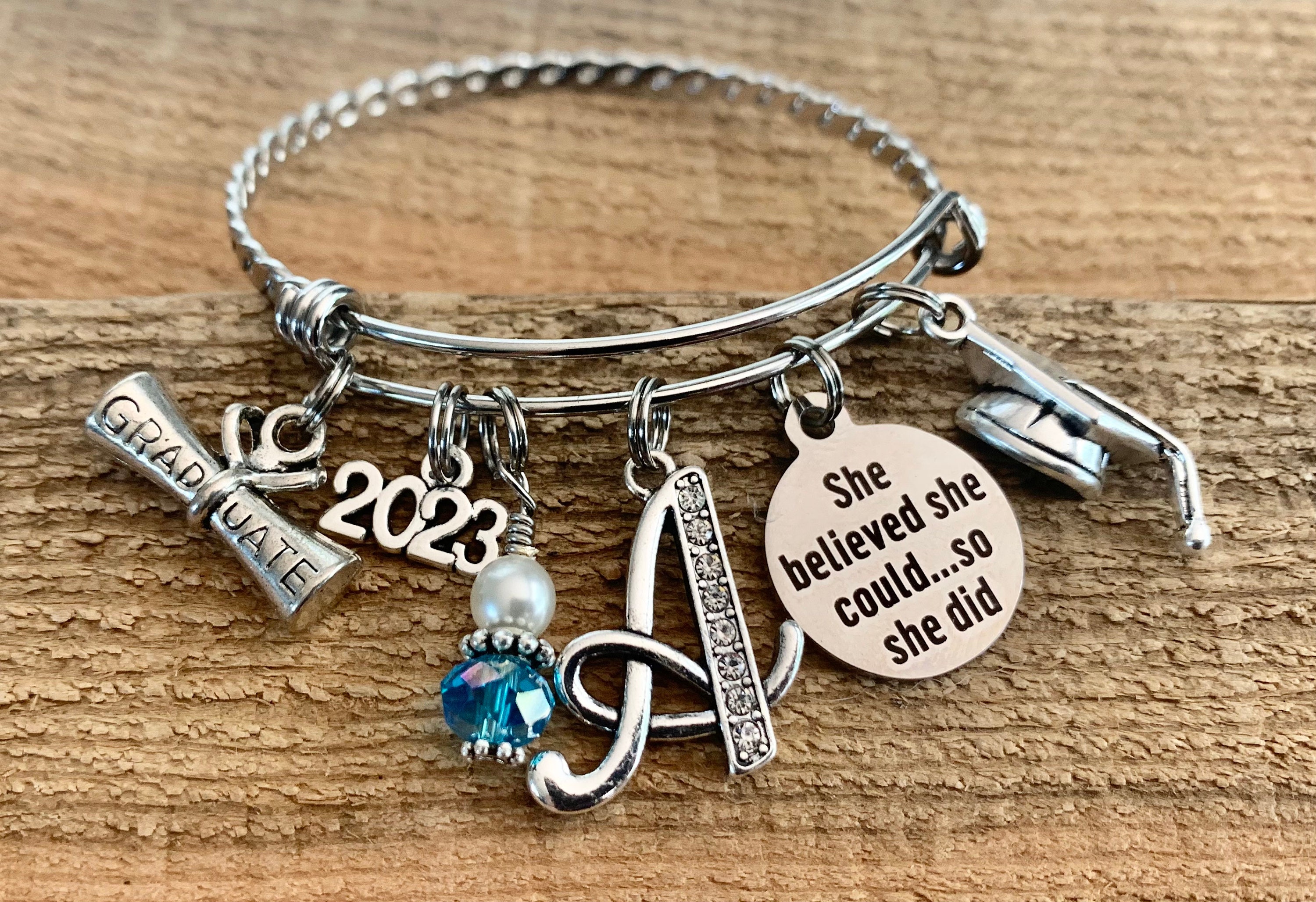 CLASS of 2024 GRADUATION Gift SENIOR 2024 Graduate Bracelet