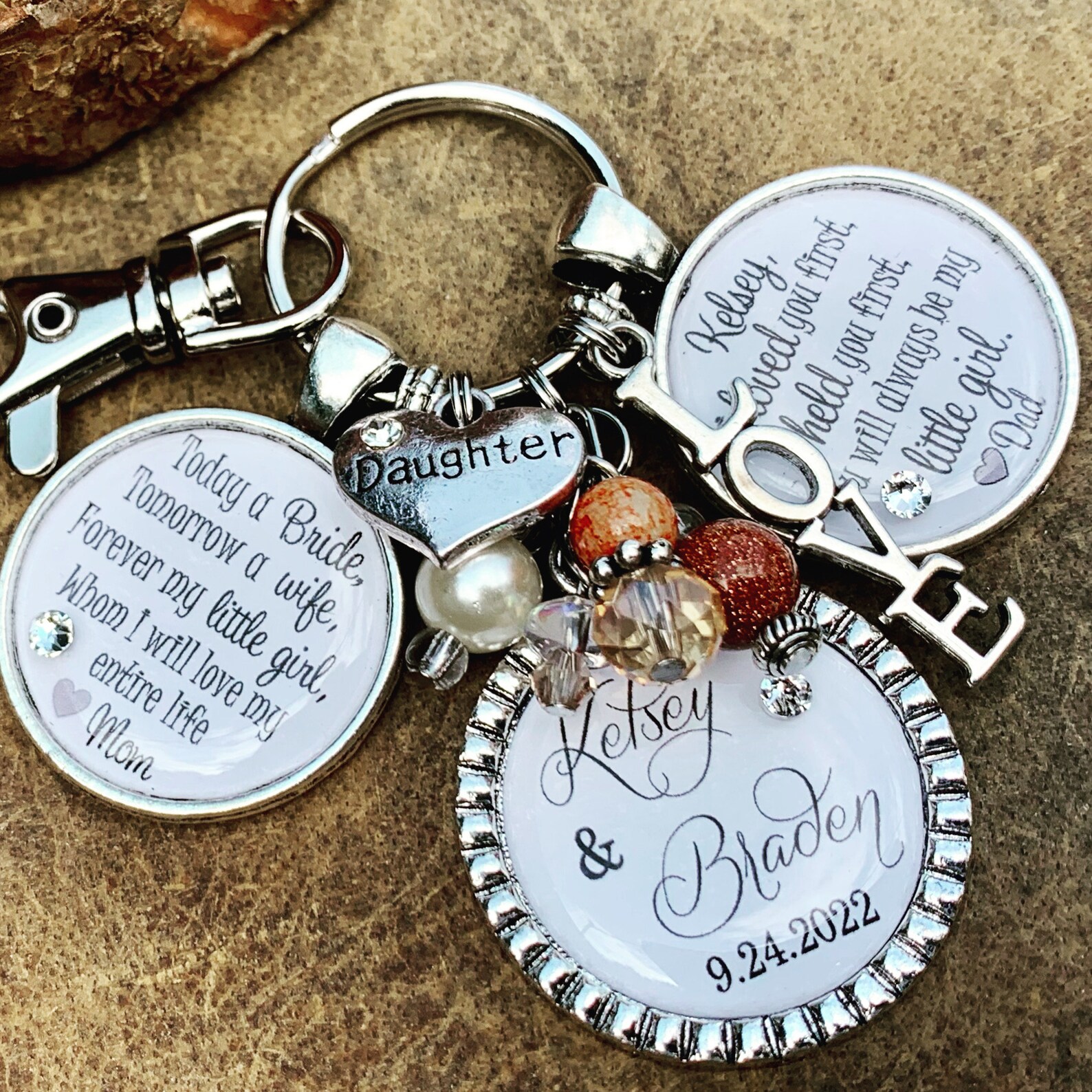 BRIDE Gift, Bridal Bouquet, Wedding Gift for BRIDE From MOM, Wedding