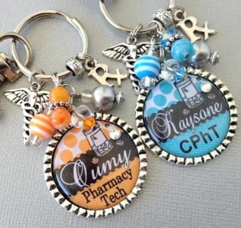 PHARMACIST keychain pharmacy technician instructor CPhT Etsy