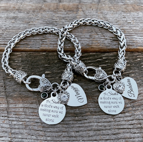 Amazon.com: 925 Sterling Silver Infinity Inspirational Bracelet With  Message 