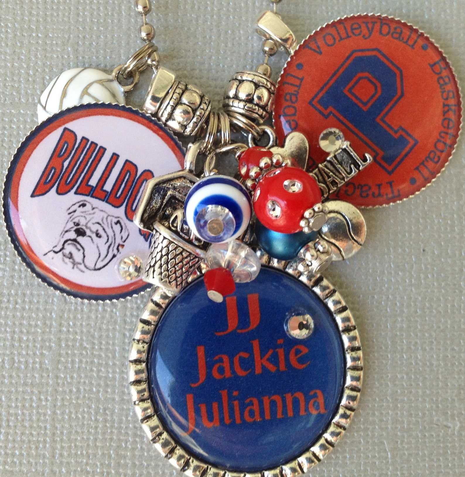 Sports Mom Necklace Personalized Custom Sports Jewelry Etsy