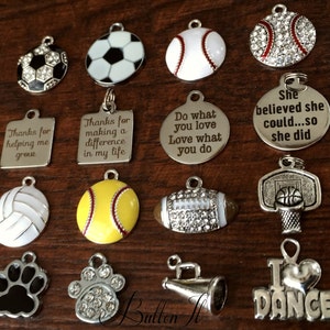 Coach Gift, Softball coach, Cheer coach, Volleyball Coach, Gift from team, Charm bracelet, Soccer Coach, Thank you gift, Inspirational quote image 5