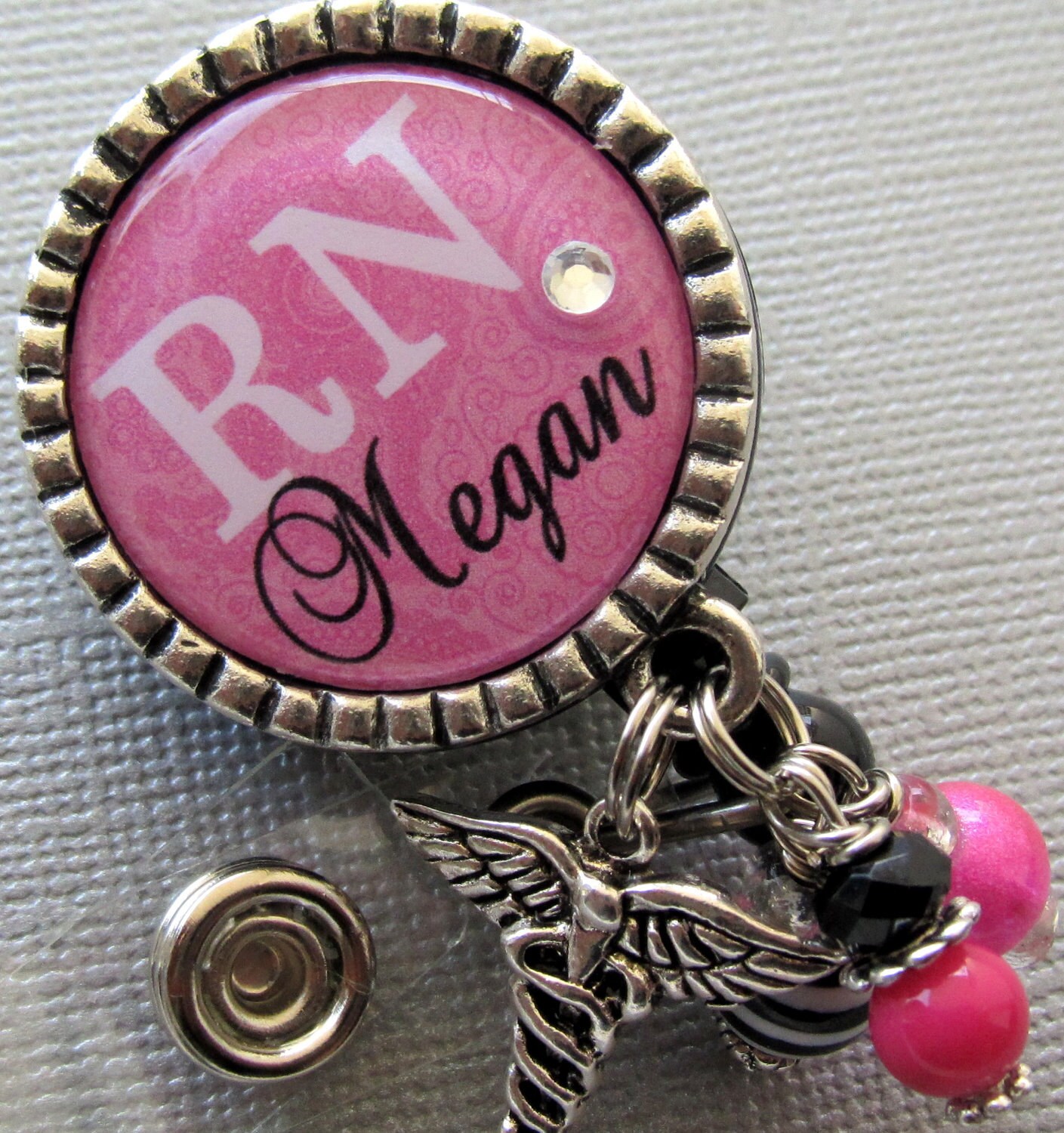 Personalized ID Badge Reel Nurse RN Nurse's Week Etsy