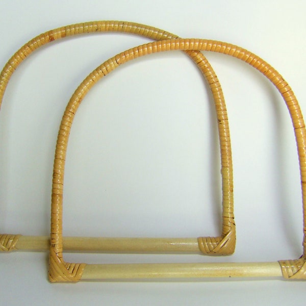 Bamboo Purse Handles - Large Horseshoe