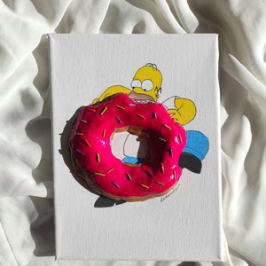 Homer Simpson 3D CIAMBELLA /tela