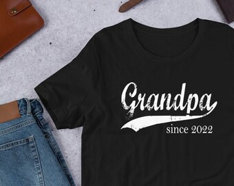 Grandpa since ANY year tee, custom mens t shirt, gift ideas for men, father's day gift, personalized t-shirt