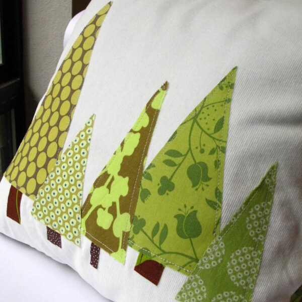 Pillow- Christmas Tree Forest  (insert included)