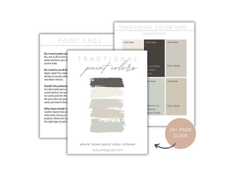 Photo inspiration: Gallery Detail: Traditional Color Palette For Whole Home Design Downloadable Pdf