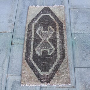 Vintage Teppich, Türkischer Teppich, Kleiner Teppich 60x90, Antiker Teppich, Teppich für Badezimmer, 40x70 cm Beiger Teppich, Türkischer Teppich, Türteppich