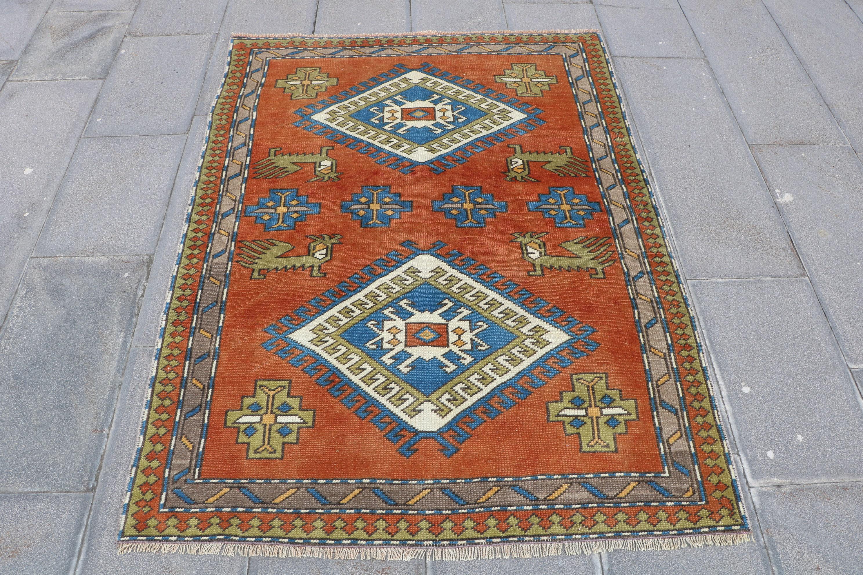 専用になりました　113×204 ViNTAGE TURKiSH RUG 113 Vintage Turkish Rug 3'1”x4'9