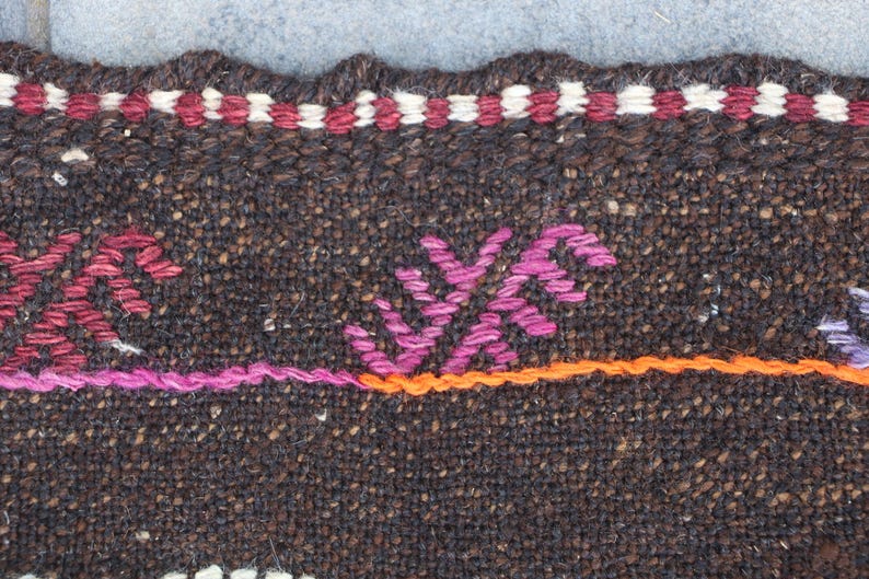 Large Patchwork Rugs Turkish 5.9x7.8 Ft Rug, Large Vintage Rug, Brown Patchwork Wool Rug - Etsy