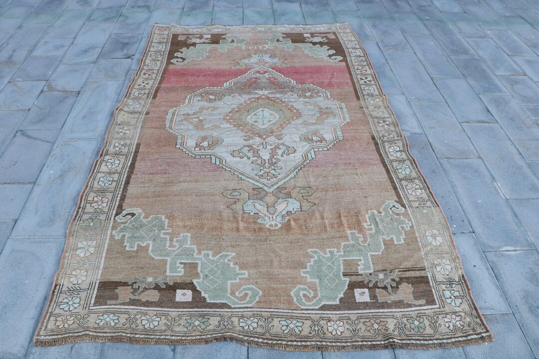 Payá トランビア エレクトリコ リトグラフィado 1923 Vintage Turkish Rug 192x323cm 6x11ft - Etsy Israel