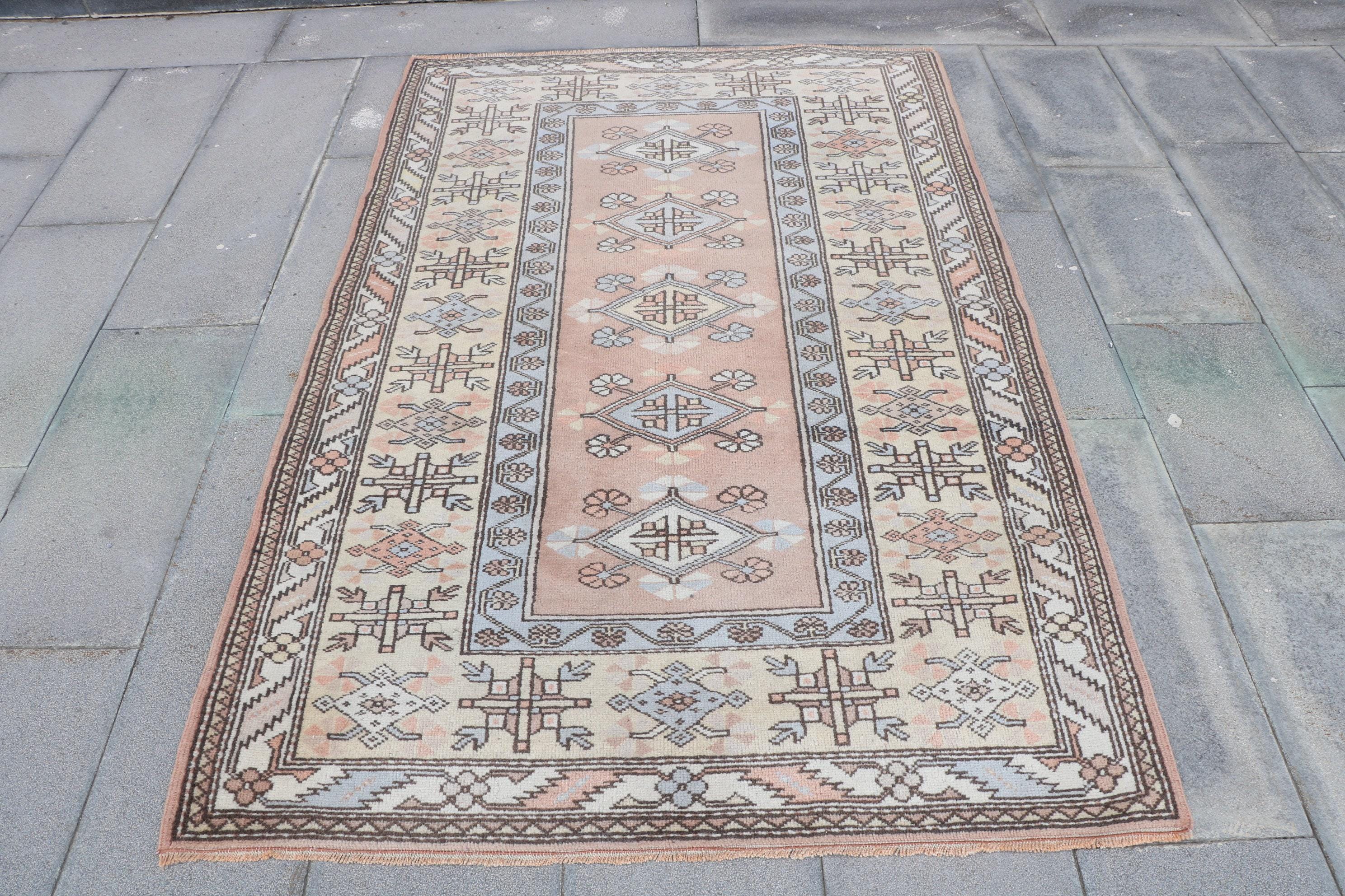 Vintage Turkish Rug 4x6ft 127x193cm - Etsy